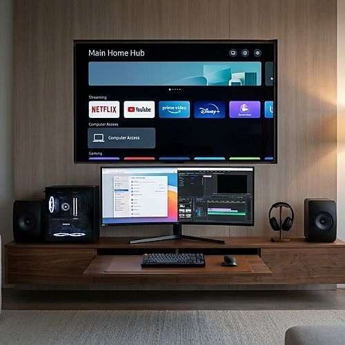 Computer and TV