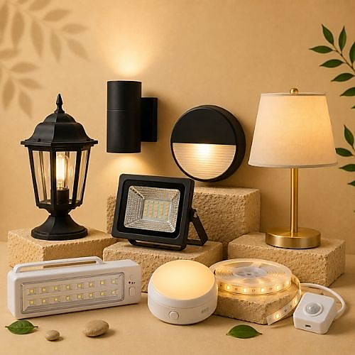 Indoor, outdoor, emergency, and camping lighting