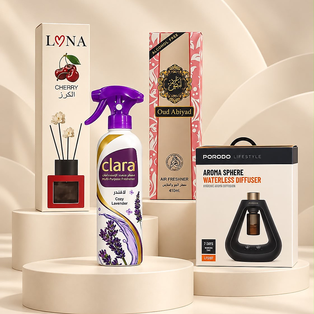 معطرات متنوعة ومنقي جو
