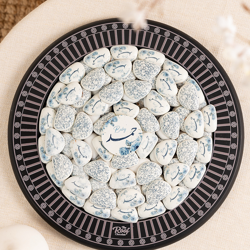 Special cocoa trays with custom printing