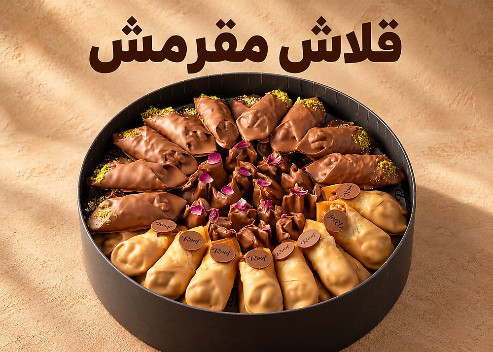 قلاش بالكاكاو مقرمش