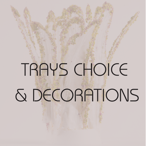 TRAYS CHOICES &  DECORATION