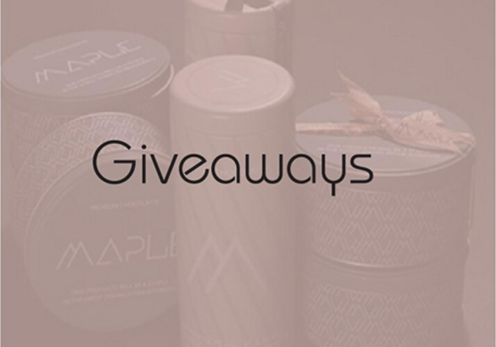 GIVEAWAY BOXES & TINS