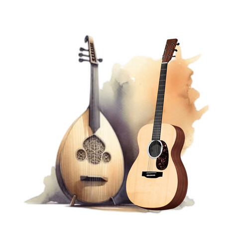 Oud And Guitar
