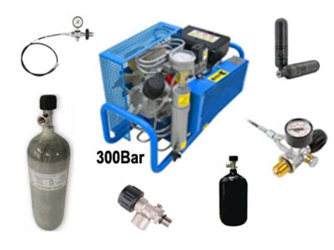 اسطوانة كاربن 300 بار