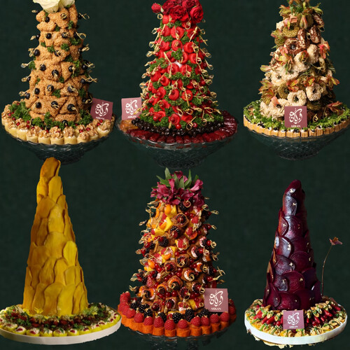 اهرام الموالح والفواكه المجففه