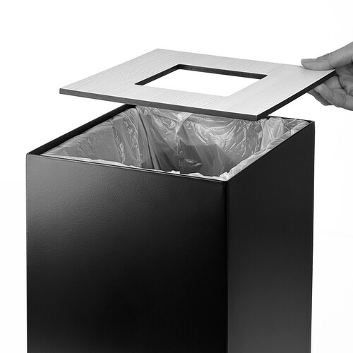 Metal & Wooden Lid