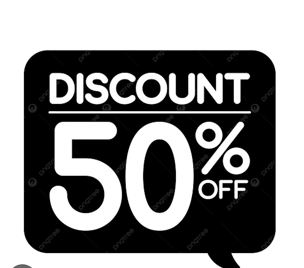 خصومات نص السعر