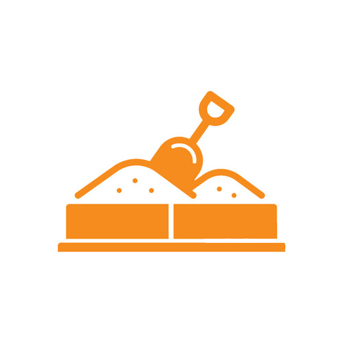 رمل, صناديق رمل واكسسوارات