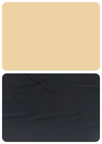 Beige & Black