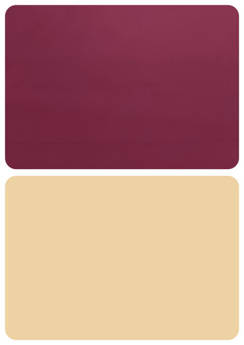 Maroon & Beige