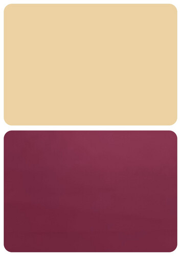 Beige with Maroon