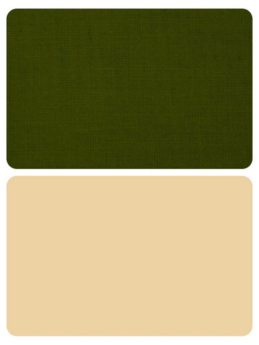 Olive With Beige