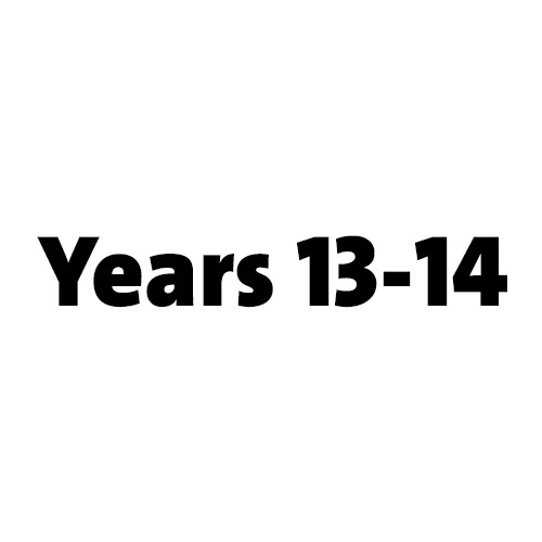 من 13 الى 14 سنة