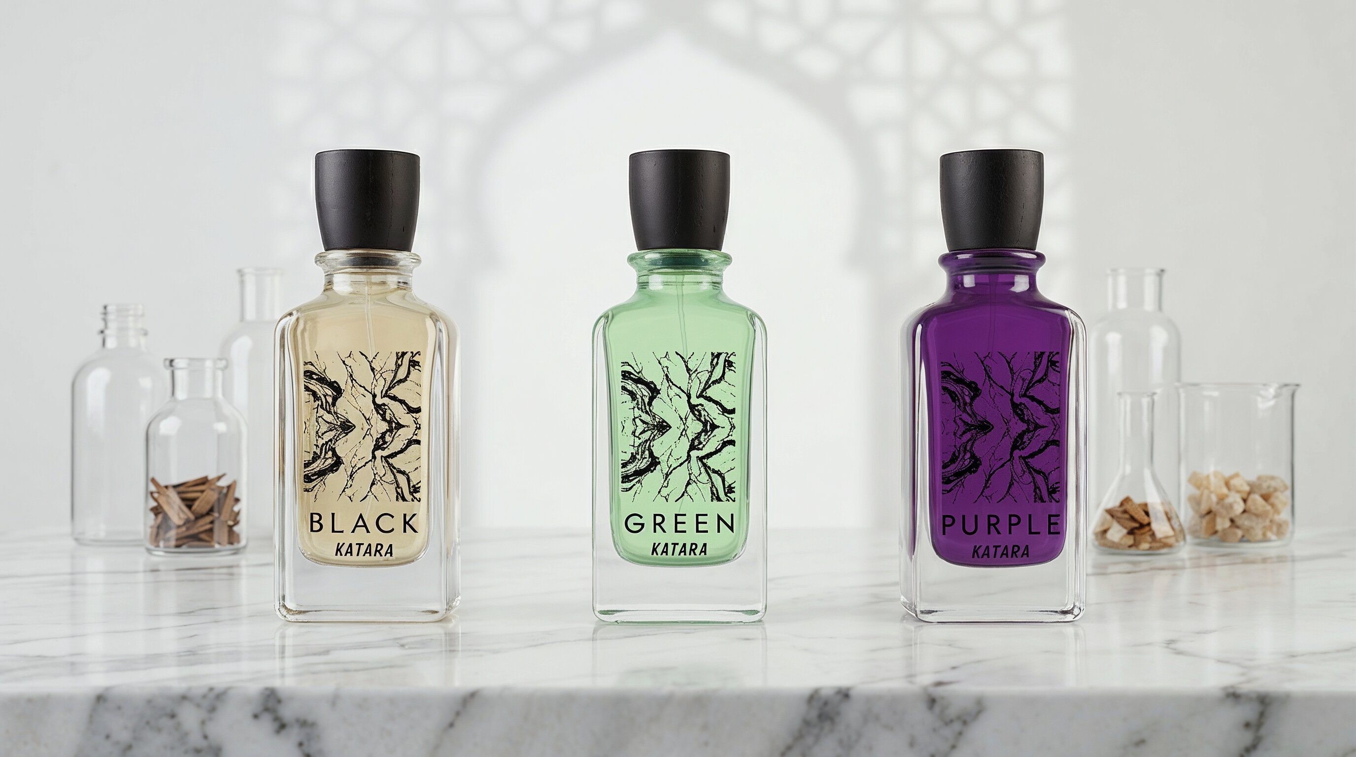 بلاك ، بربل ، جرين