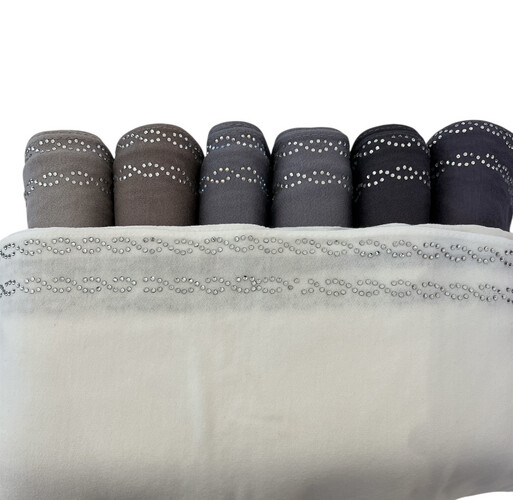 Cotton Stretch With Crystal