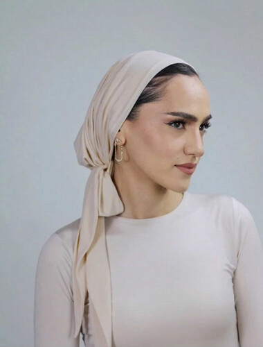 ELASTIC TURBAN WITH TIE