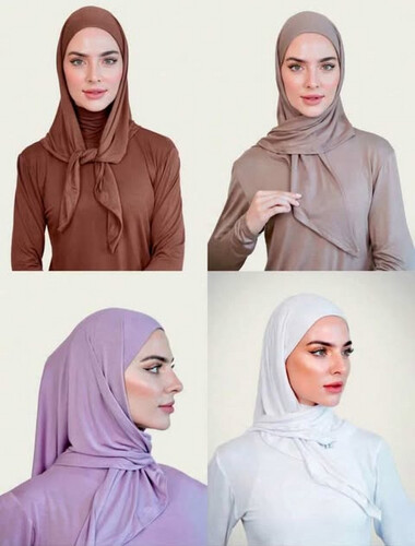 TRIANGLE COTTON HIJAB