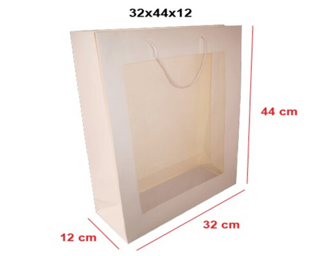 White mesh bag, size L, pack of 10