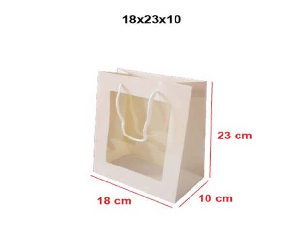White mesh bag, size S, pack of 10 pieces