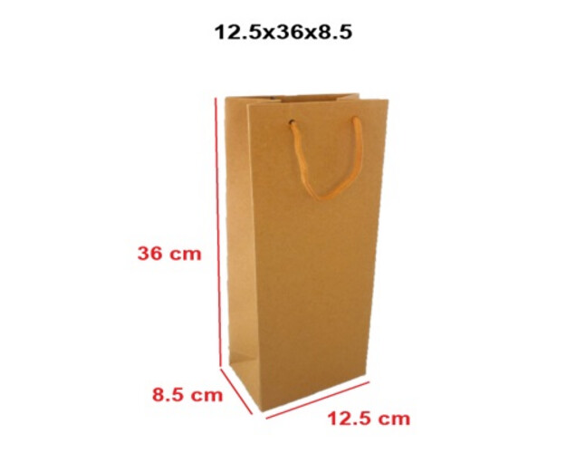 Kraft Bottle Bag Packet 10 Pack