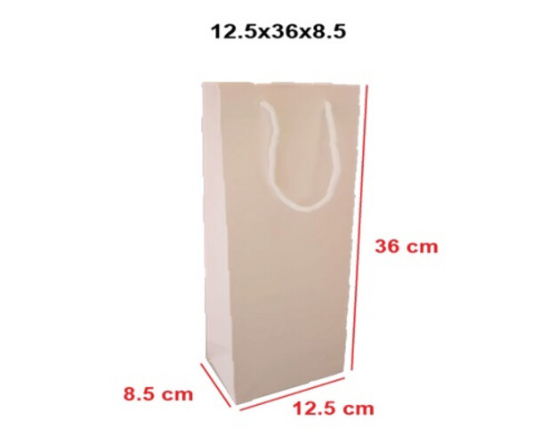 White bottle bag, 10-pack