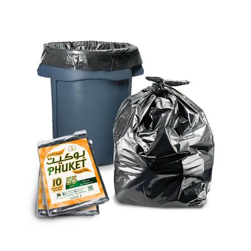 Garbage Bag Size 85x110 Cm Black 2 Packet