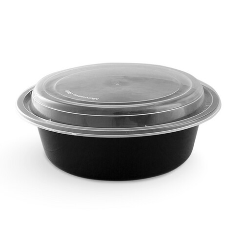 Round Microwave Cont RO 16 Oz 5 Pieces