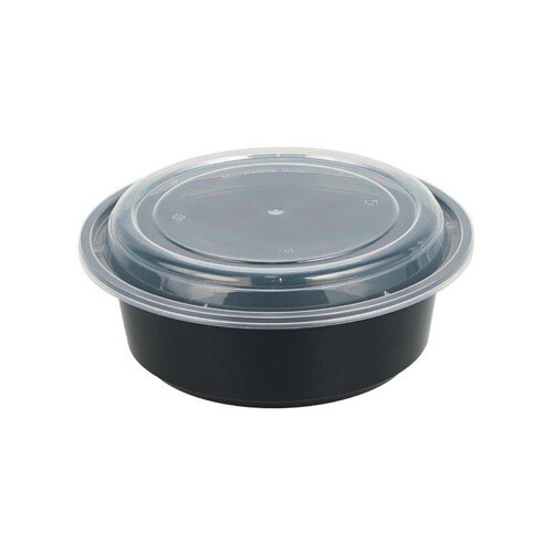Round Microwave Cont 32 Oz 5 Pieces