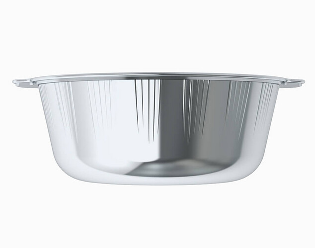Aluminum Pot 5380 ML 3 Pieces Large Size