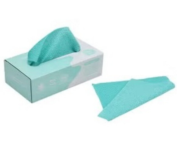 Hand Towles Micro Fiber Double Face Packet 20 Pieces Light Blue