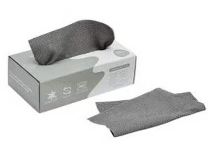 Hand Towles Micro Fiber Double Face Packet 20 Pieces Light Gray