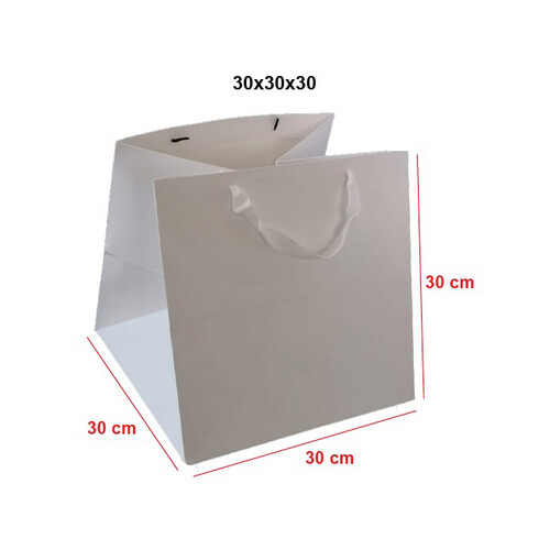 White square bag, size 30, pack of 10 pieces