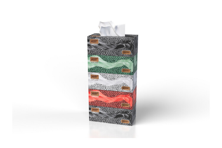 Kashmir Tissue Box 200 x 2 Ply Extra 5 Pieces