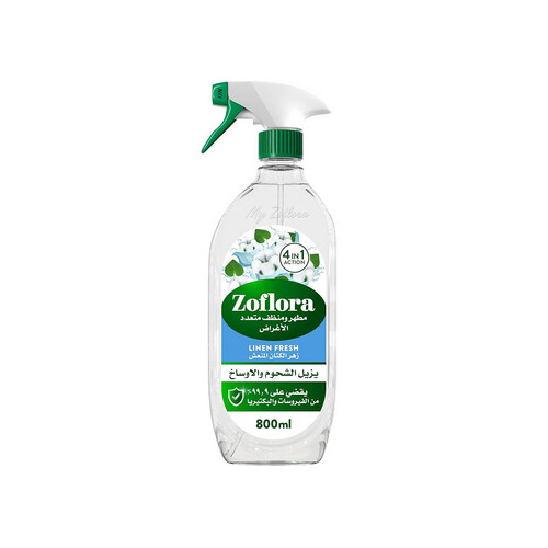 Zoflora Multi-Purpose Cleaner, Fresh Linen Scent, 800ml