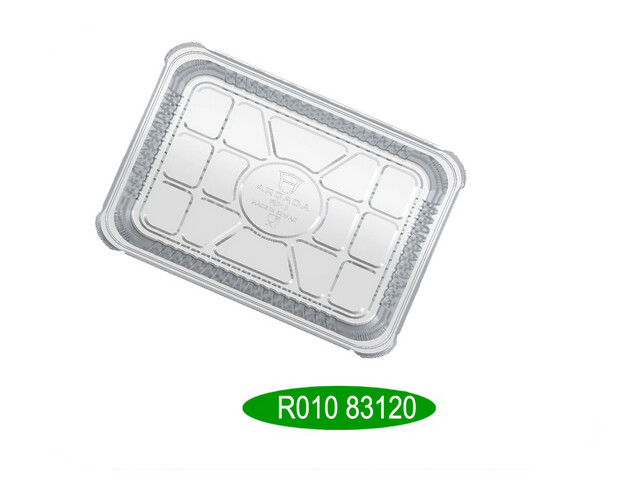 Ro10 aluminum plate, size 83120, with lid, 10 pieces