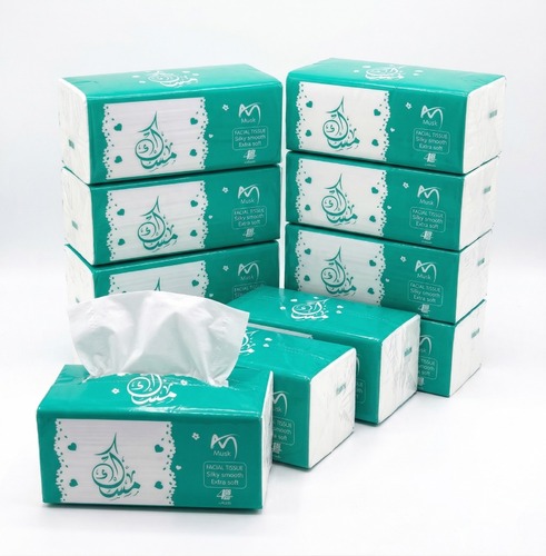 Musk Paper Tissues, 600 tissues per pack of 10