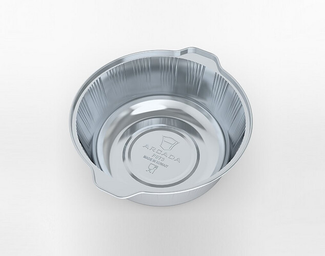 Aluminum Pot 5380 ML 3 Pieces Large Size