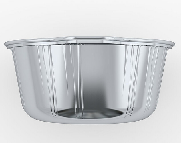 Aluminum Pot 2270 ML 5 Pieces Small Size