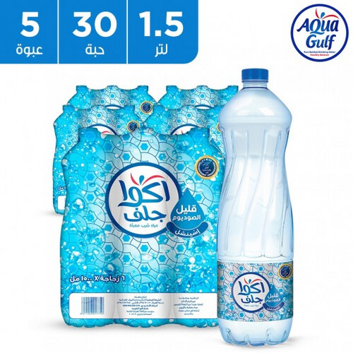 AQUA GULF ESSENTIAL LOW SODIUM DRINKING WATER 30 X 1.5 L