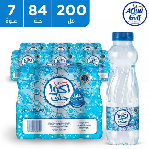 Aqua Gulf Essential Low Sodium Drinking Water 84 x 200 ml
