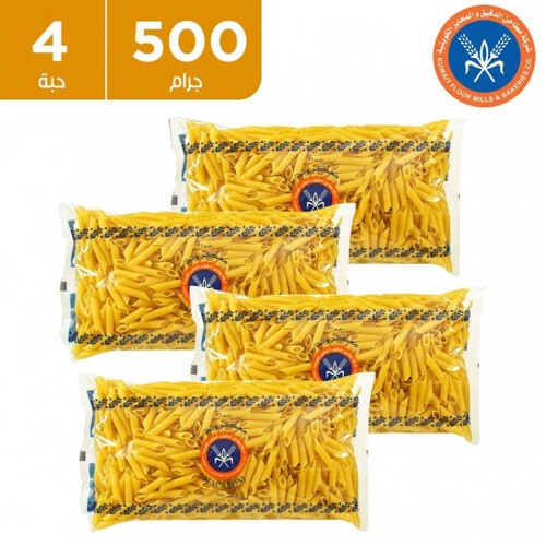 مكرونة المطاحن رقم 22 عدد 4 كيس 500 جرام
