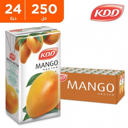 كى دى دى - عصير المانجو نكتار 250 مل ( 24 حبة )