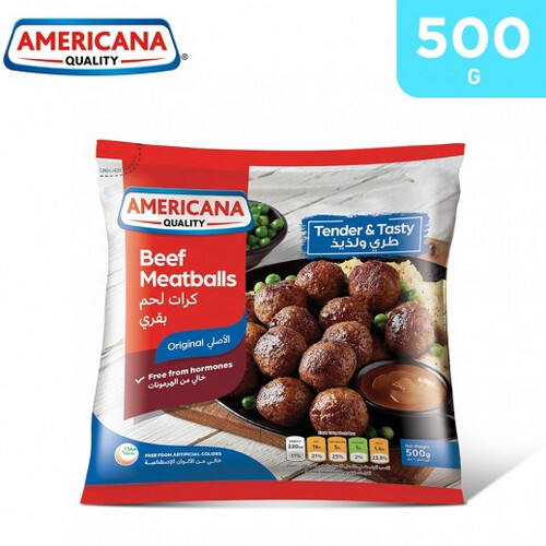 أمريكانا كرات لحم بقري الأصلي مجمدة 500 جم