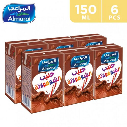 ALMARAI UHT CHOCOLATE MILK 6 ×150 ML