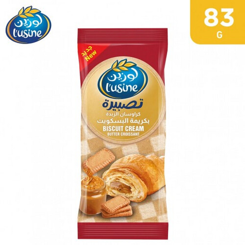 كرواسان الزبدة بكريمة البسكويت من لوزين (83 جم)