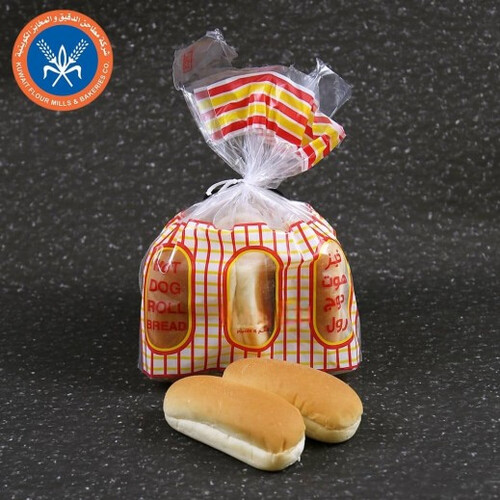 المطاحن الكويتية - خبز هوت دوج رول 6 قطع 240 جم