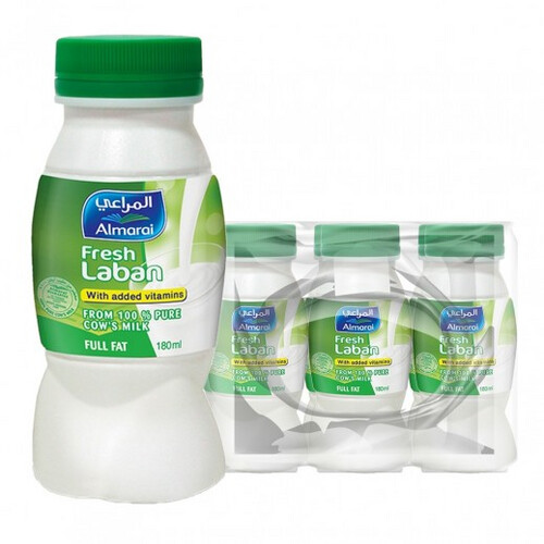 ALMARAI FULL FAT LABAN 6 X 180 ML
