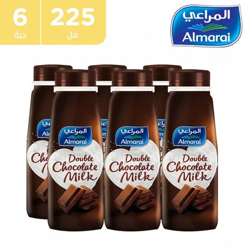 ALMARAI CHOCOLATE FLAVOURED MILK DRINK 6 X 225 ML