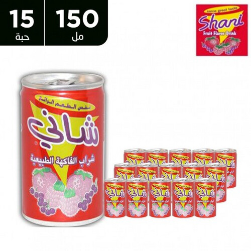 SHANI FRUIT DRINK CAN 15 X 150 ML